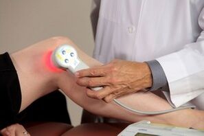 Laser therapy procedure for osteoarthritis of the joints