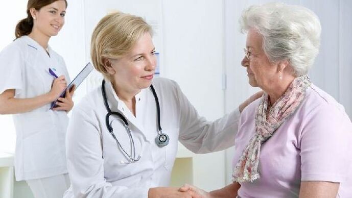 The doctor advises the patient to treat osteoarthritis